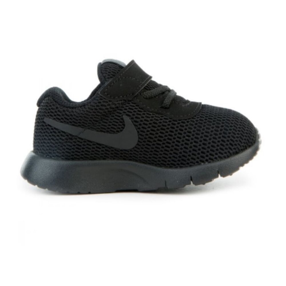 Nike Kids Tanjun Black Shoes Sneakers Size 2C Style 818383-001